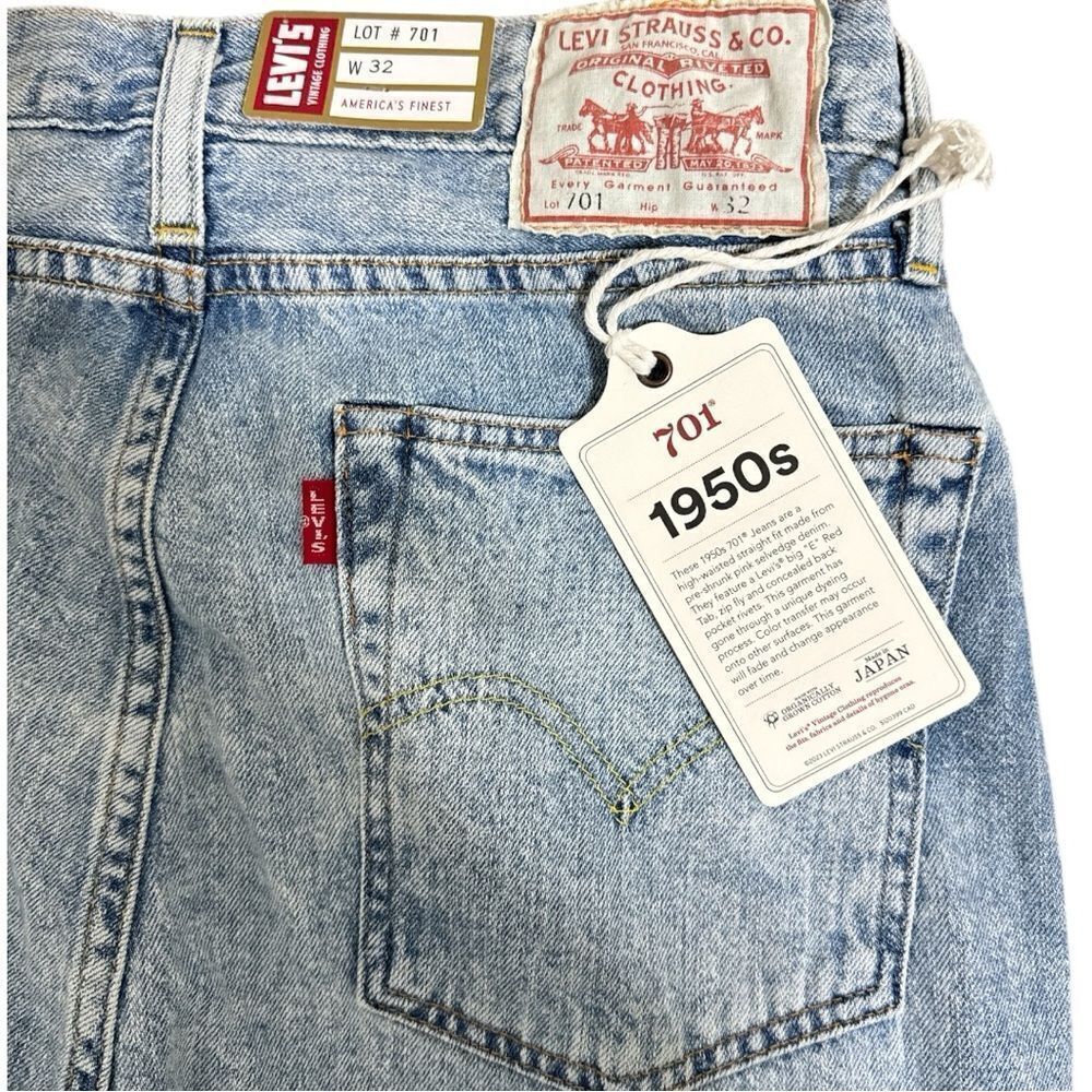 Levi's Vintage 1950s Made In Japan Straight Jeans - Picture 3 of 7